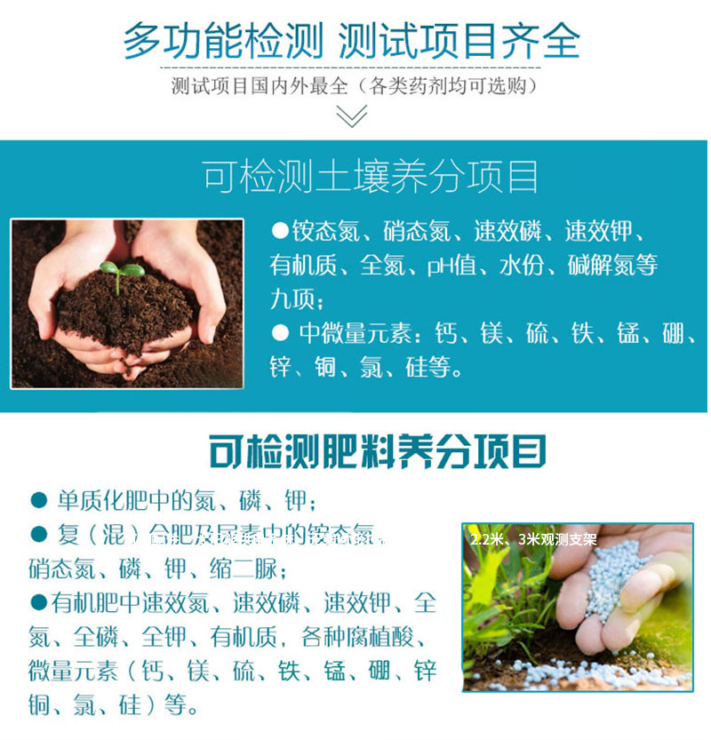 管式土壤監(jiān)測儀參數